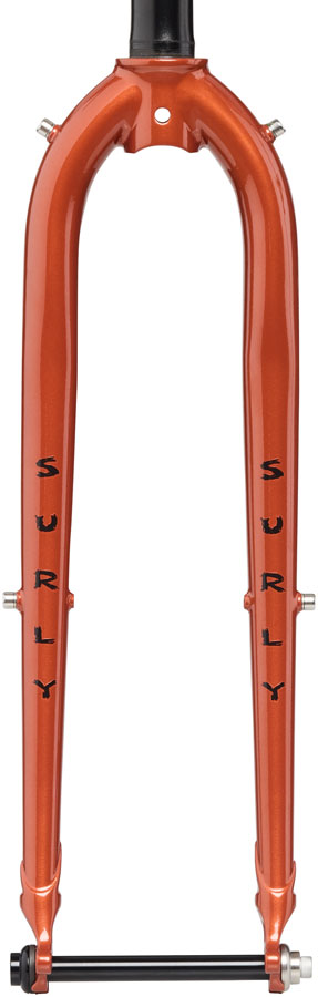 Load image into Gallery viewer, Surly Straggler Thru-Axle Fork - 650b, 390mm, 1-1/8" Straight Steerer, Steel, Shaggy Carpet