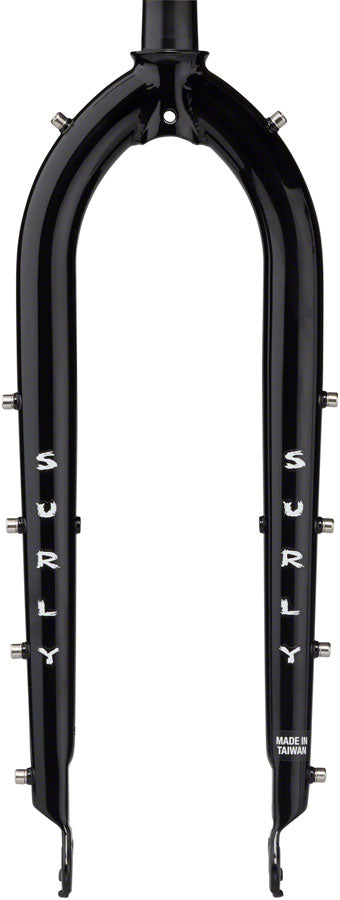 Load image into Gallery viewer, Surly Cocktail Fork - 27.5", QRx100mm, 1-1/8" Straight Steerer, 420mm Axle To Crown, Steel, Black