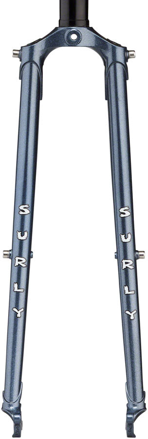 Load image into Gallery viewer, Surly Straggler Fork - 650b, QRx100mm, 1-1/8" Straight Steerer, 380mm Axle To Crown, Steel, Cold Steel Blue