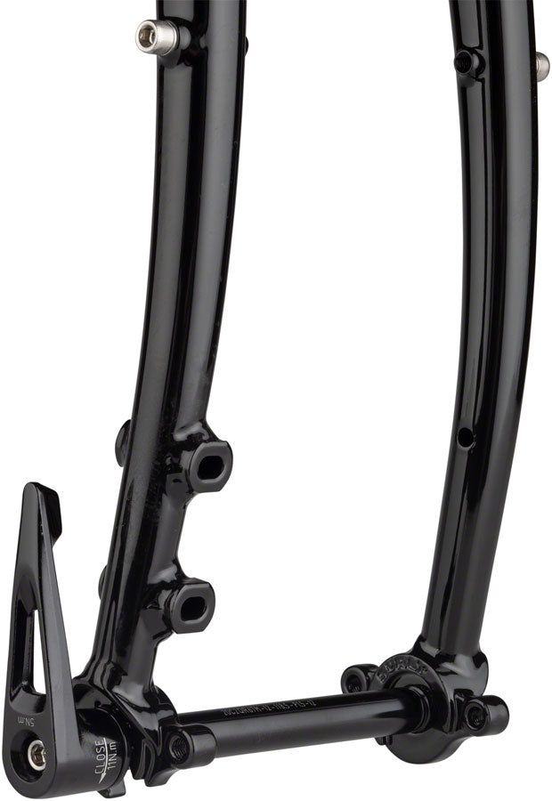 Load image into Gallery viewer, Surly Disc Trucker Fork - 26&quot;, 1-1/8&quot; Straight, 100x12 mm Thru-Axle, Steel, Disc, Black
