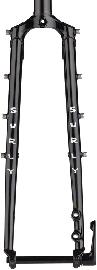 Load image into Gallery viewer, Surly Disc Trucker Fork - 700c, 1-1/8" Straight, 100x12 mm Thru-Axle, Steel, Disc, Black