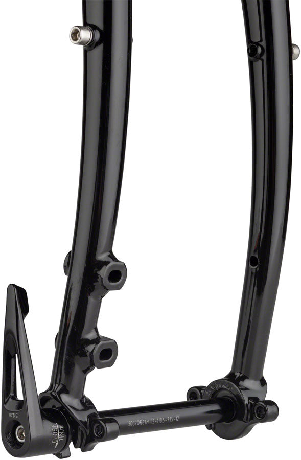 Load image into Gallery viewer, Surly Disc Trucker Fork - 700c, 1-1/8" Straight, 100x12 mm Thru-Axle, Steel, Disc, Black