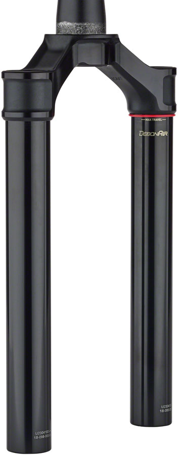 Load image into Gallery viewer, RockShox Crown/Steerer/Uppertube - Debonair 29 Boost 44 Offset Aluminum Taper Black Ano SID SL Ultimate, 35mm, 100-120mm