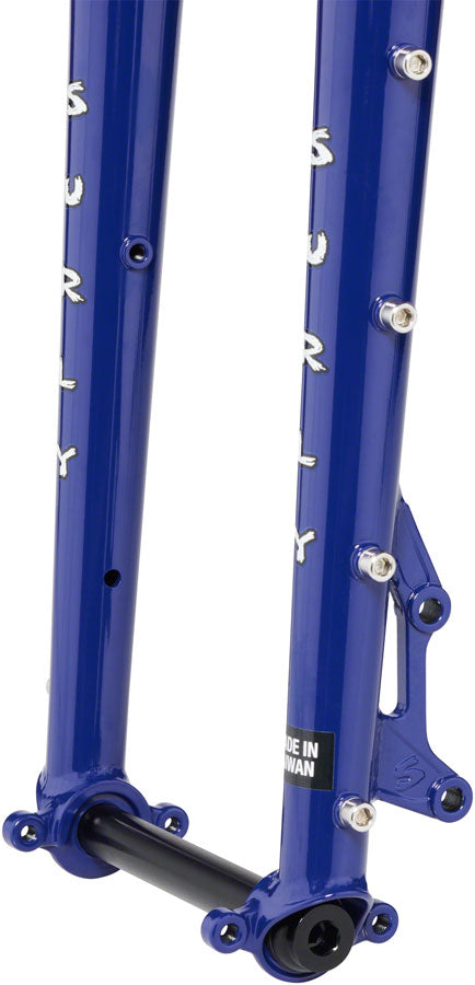 Load image into Gallery viewer, Surly Dinner Fork - 27.5", 15x110mm Thru-Axle, 1-1/8" Straight Steerer, 420mm Axle To Crown, Steel, Subterranean