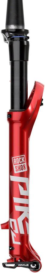 Load image into Gallery viewer, RockShox Pike DJ A4 Suspension Fork, 26'', Air, 100mm, 1-1/8''-1.5'', 15x100mm TA, Rake: 40mm, Red