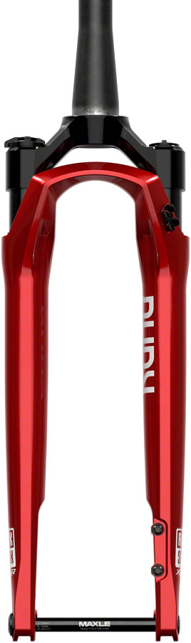 Load image into Gallery viewer, RockShox Rudy Ultimate XPLR A2, Suspension Fork, 700C, Solo Air, 30mm, 1-1/8''-1.5'', 12x100mm TA, Rake: 51mm, Red
