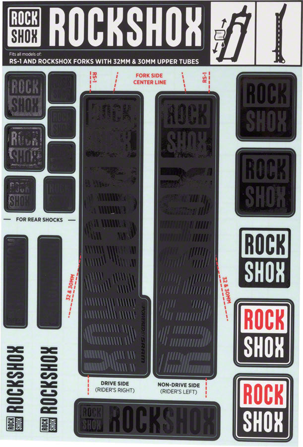 Load image into Gallery viewer, RockShox-Fork-Decal-Kits-Sticker-Decal-FK4048