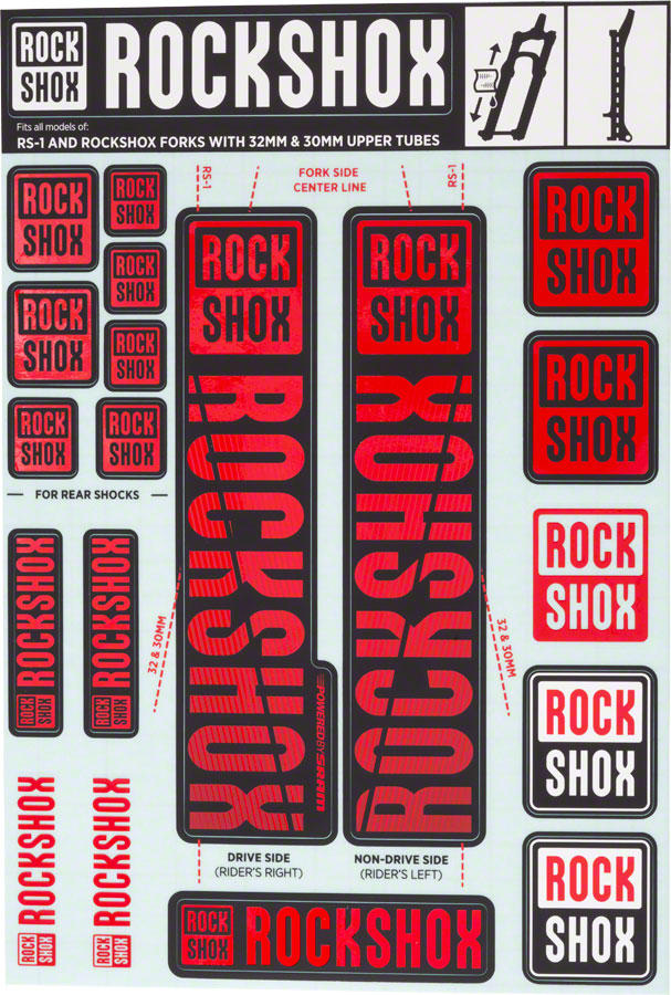 Load image into Gallery viewer, RockShox-Fork-Decal-Kits-Sticker-Decal-FK4052
