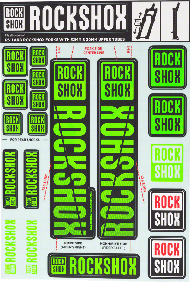 Load image into Gallery viewer, RockShox-Fork-Decal-Kits-Sticker-Decal-FK4053