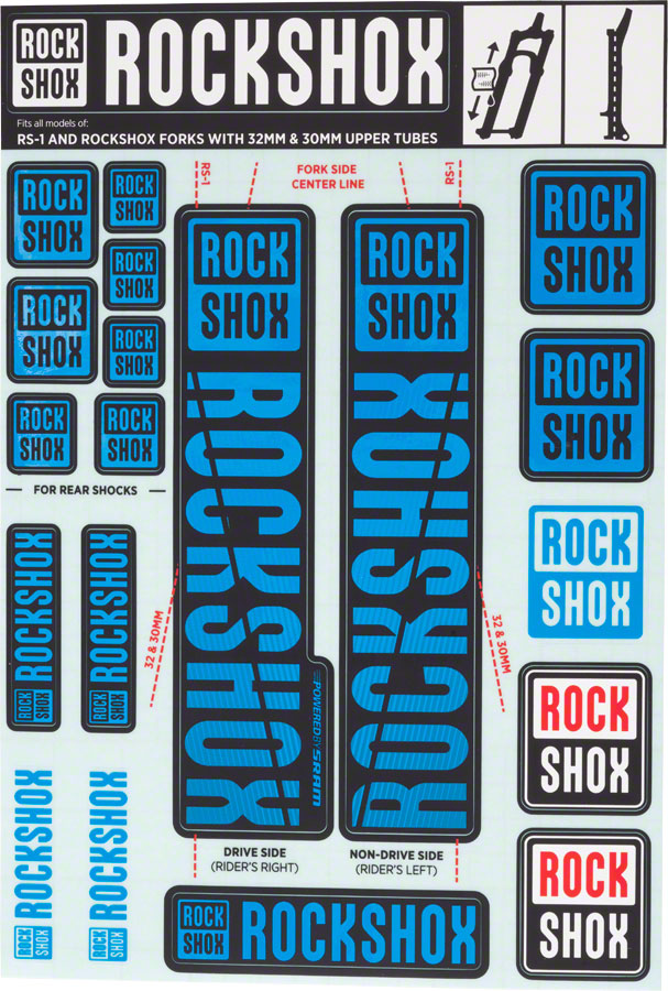 Load image into Gallery viewer, RockShox-Fork-Decal-Kits-Sticker-Decal-FK4054