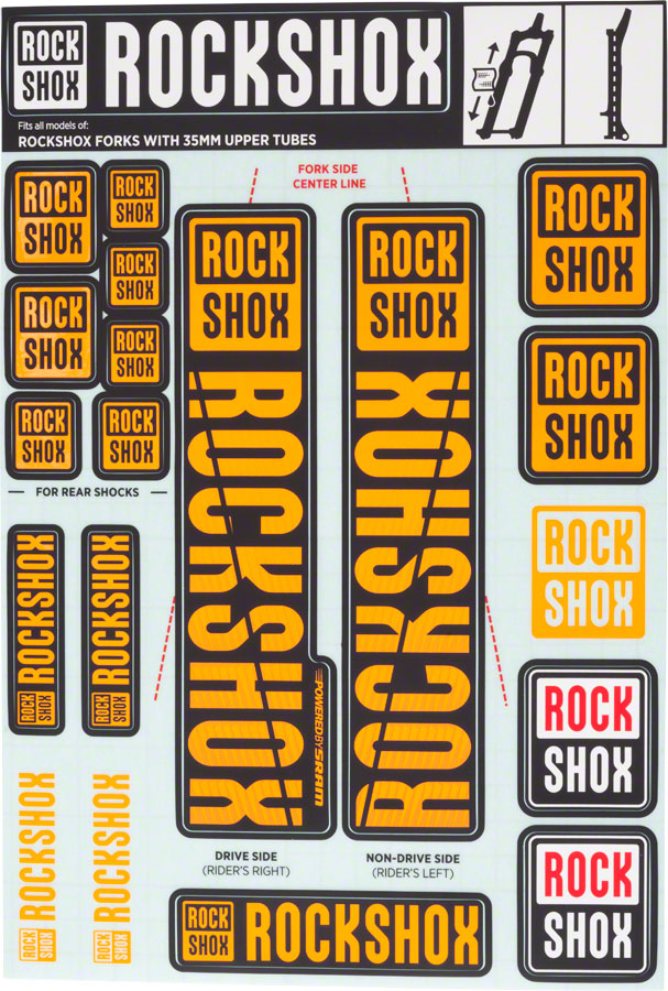 Load image into Gallery viewer, RockShox-Fork-Decal-Kits-Sticker-Decal-FK4060