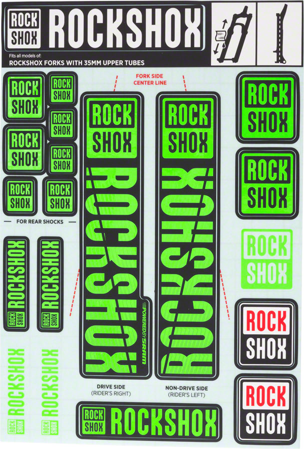 Load image into Gallery viewer, RockShox-Fork-Decal-Kits-Sticker-Decal-FK4062