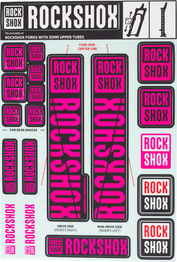 Load image into Gallery viewer, RockShox-Fork-Decal-Kits-Sticker-Decal-FK4064