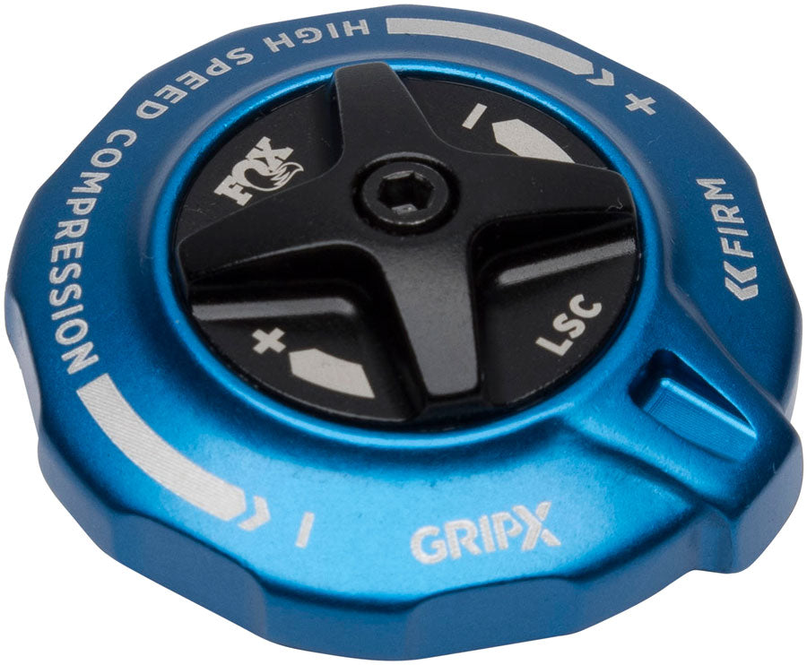 FOX GRIP X Top Cap Interface Parts - 2025, Blue Ano, Suspension