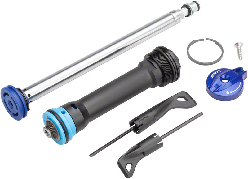 Load image into Gallery viewer, RockShox TurnKey Crown-Adjust Damper Assembly 80-120 mm Travel Recon Silver C1