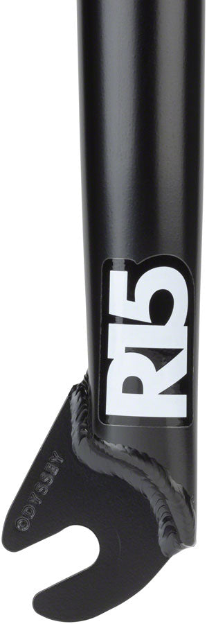 Load image into Gallery viewer, Odyssey R15 20" Chromoly Fork for 3/8" Axel 1 1/8" Steer Tube 15mm Offset: Black