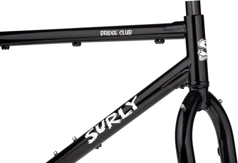 Load image into Gallery viewer, Surly Bridge Club Frameset - 27.5", Steel, Trevor's Closet Black, Large