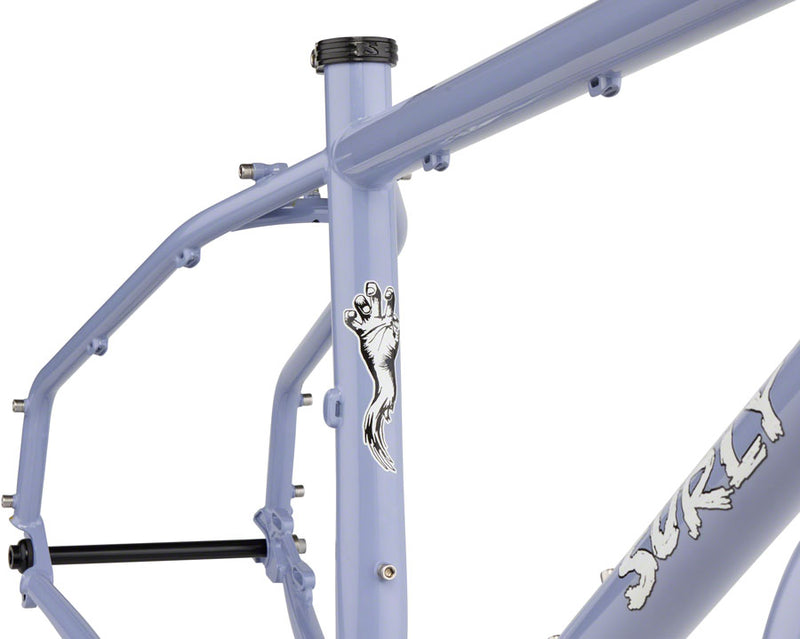 Load image into Gallery viewer, Surly Grappler Frameset - 27.5", Steel, Purple Dust Bunny, X-Large