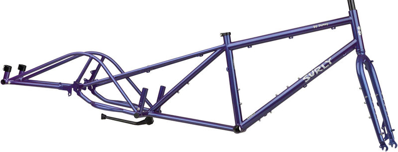 Load image into Gallery viewer, Surly Big Dummy Cargo Framekit - 26", Steel, Bruised Ego Purple, Small