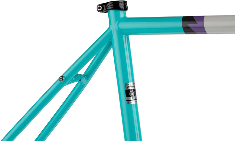 Load image into Gallery viewer, All-City Gorilla Monsoon Frameset - 650b, Steel, Aqua Seafoam, 49cm