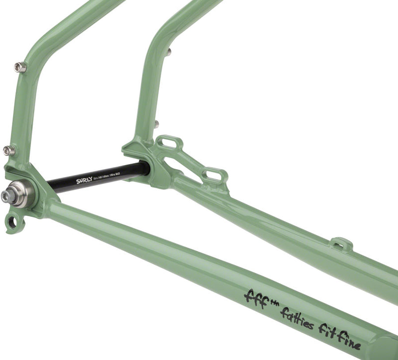Load image into Gallery viewer, Surly Grappler Frameset - 27.5, Steel, Sage Green, X-Small