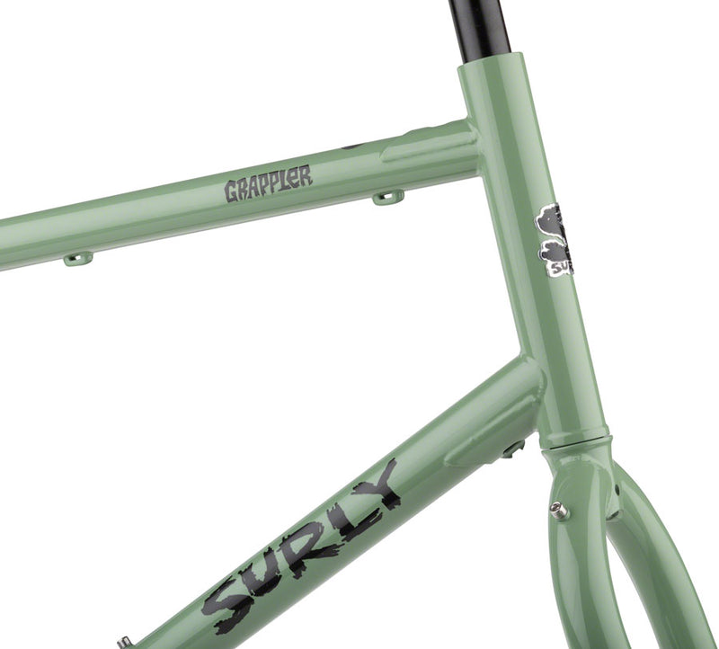 Load image into Gallery viewer, Surly Grappler Frameset - 27.5, Steel, Sage Green, X-Small