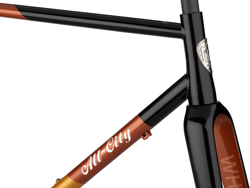 Load image into Gallery viewer, All-City Cosmic Stallion Frameset - 650b/700c, Steel, Black/Brick/Bronze, 49cm