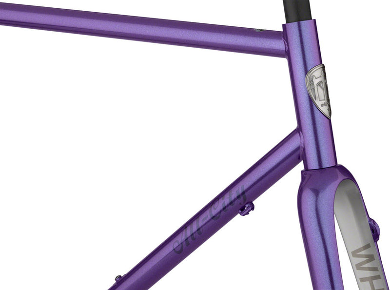 Load image into Gallery viewer, All-City Super Professional Frameset - 700c / 650b, Steel, Hollywood Violet, 43cm