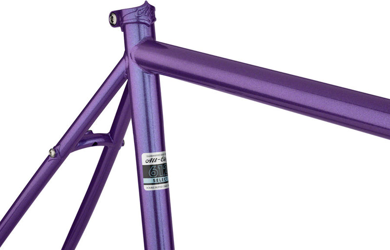 Load image into Gallery viewer, All-City Super Professional Frameset - 700c / 650b, Steel, Hollywood Violet, 61cm