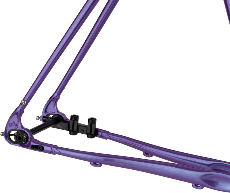 Load image into Gallery viewer, All-City Super Professional Frameset - 700c / 650b, Steel, Hollywood Violet, 52cm