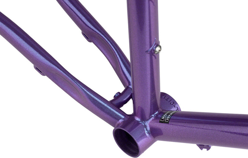 Load image into Gallery viewer, All-City Super Professional Frameset - 700c / 650b, Steel, Hollywood Violet, 52cm