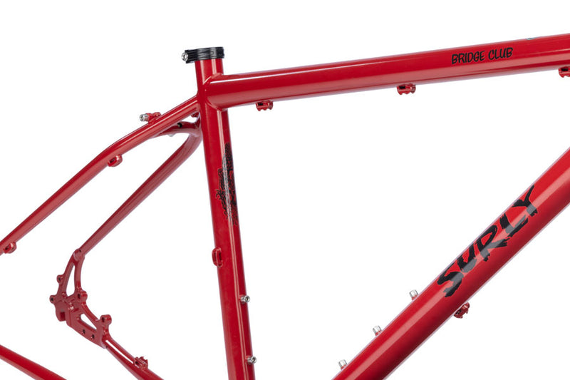 Load image into Gallery viewer, Surly Bridge Club Frameset - 27.5", Steel, Lingering Cranberry, X-Small