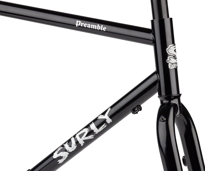 Load image into Gallery viewer, Surly Preamble Frameset - 700c, Steel, Hi-Viz Black, Medium