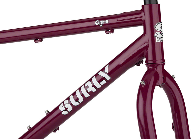 Load image into Gallery viewer, Surly Ogre Frameset - 29", Steel, Fermented Plum, Medium