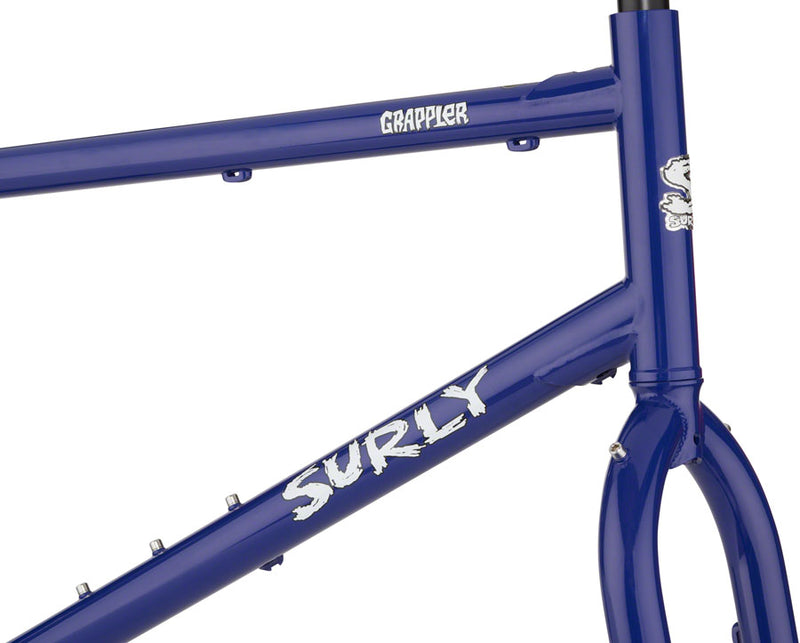 Load image into Gallery viewer, Surly Grappler Frameset - 27.5, Steel, Subterranean Homesick Blue, Large