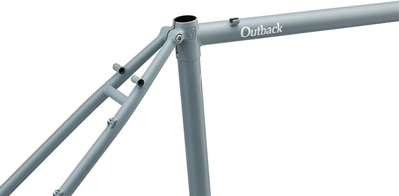 Load image into Gallery viewer, Ritchey Outback Frameset - 700c/650b, Steel, Granite and Snow, X-Small