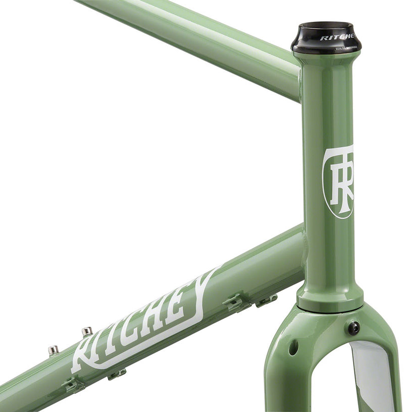 Load image into Gallery viewer, Ritchey Outback Frameset - 700c/650b, Steel, Winter Sage, Medium