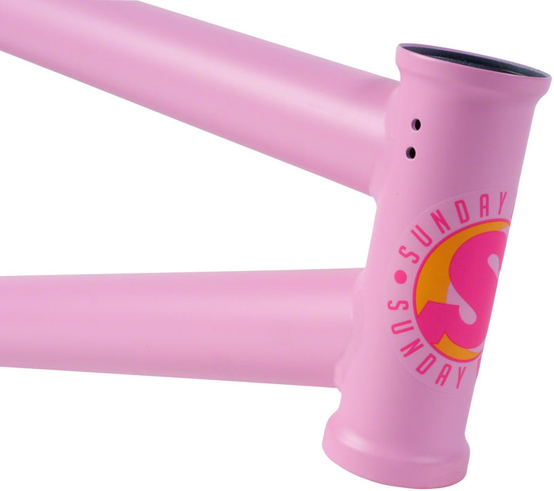 Load image into Gallery viewer, Sunday Nightshift BMX Frame - 20.75" TT, Pale Pink