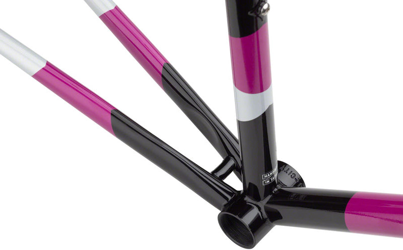 Load image into Gallery viewer, All-City Big Block Frameset - 700c, Steel, Midnight/Frost/Violet, 46cm