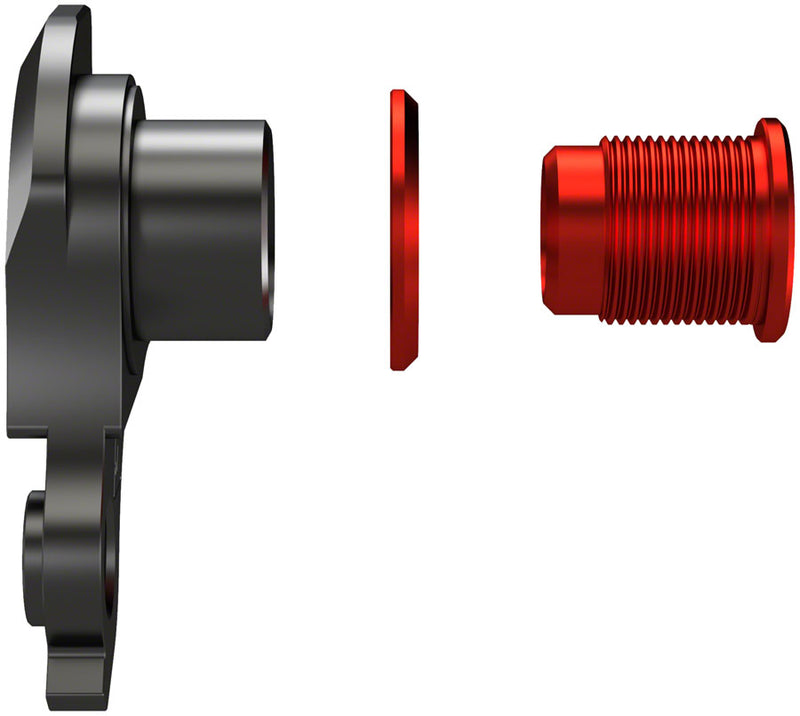 Load image into Gallery viewer, Wheels Manufacturing Universal Derailleur Hanger - 404-1, For Frames designed to accept SRAM UDH, Black/Red