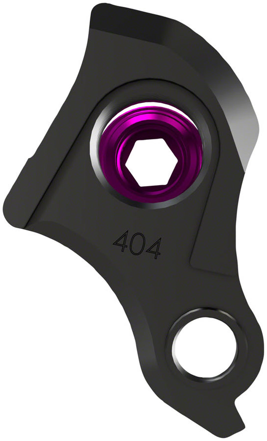 Wheels Manufacturing Universal Derailleur Hanger - 404-7, For Frames designed to accept SRAM UDH, Black/Purple
