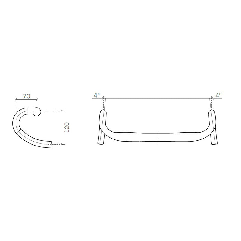 Load image into Gallery viewer, Full Speed Ahead Energy Super Compact Handlebar, 31.8mm Clamp Diameter, 380mm Width,Compact Drop Profile – Black