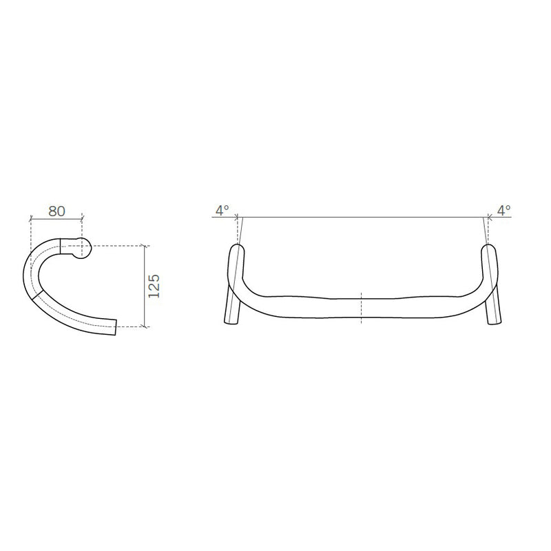 Load image into Gallery viewer, Full Speed Ahead Energy Compact SCR Handlebar - Aluminum, 31.8mm Clamp, 38cm, Black