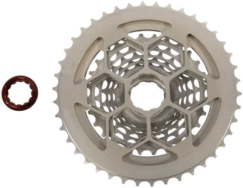 Load image into Gallery viewer, Prestacycle UniBlock PRO Gravel Cassette - 11-Speed, For HG 11 Freehub, 11-42, Silver