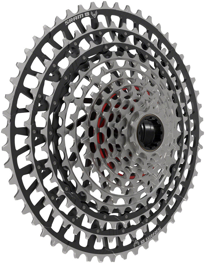 Load image into Gallery viewer, SRAM XX Eagle T-Type Ebike AXS Groupset - 104BCD 34T, Derailleur, Shifter, 10-52t Cassette, Clip-On Guard, Arms not