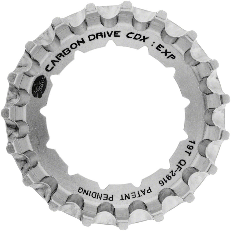 Load image into Gallery viewer, Gates Carbon Drive CDX:EXP Centerlock Rear Sprocket - 19T Rohloff Splined Silver