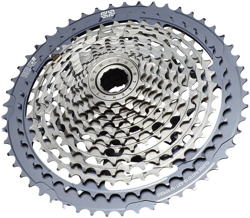 Load image into Gallery viewer, e*thirteen Helix Race Cassette - 12-Speed 13-52t, Gray