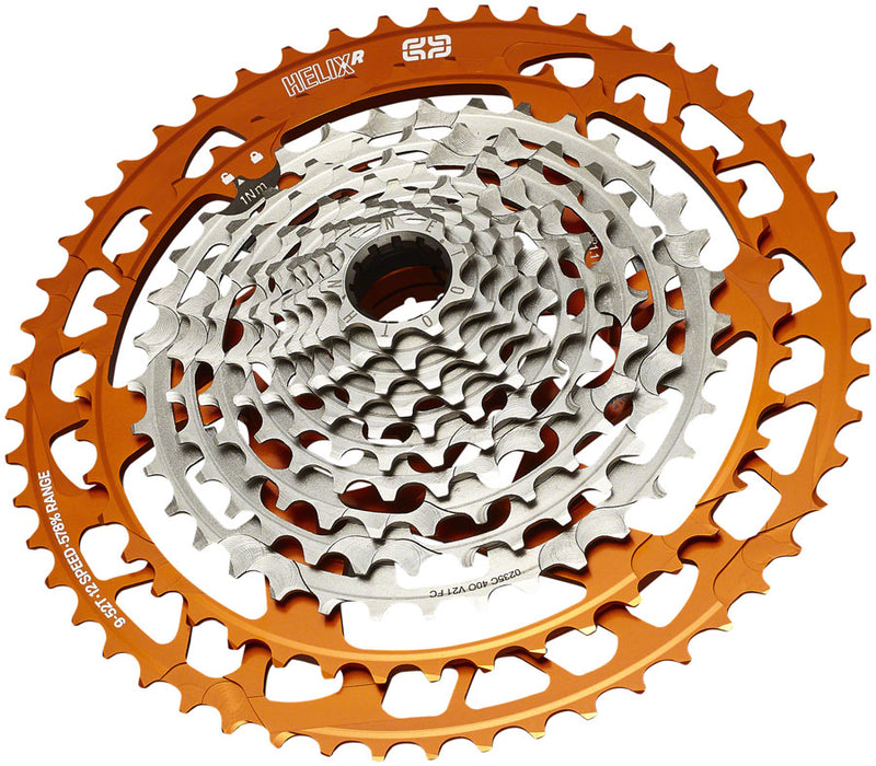 Load image into Gallery viewer, e*thirteen Helix Race Cassette - 12-Speed, 9-52t, Naranja
