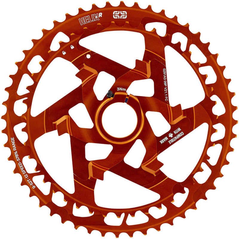 Load image into Gallery viewer, e*thirteen Helix Race Cassette - 12-Speed, 9-52t, Naranja