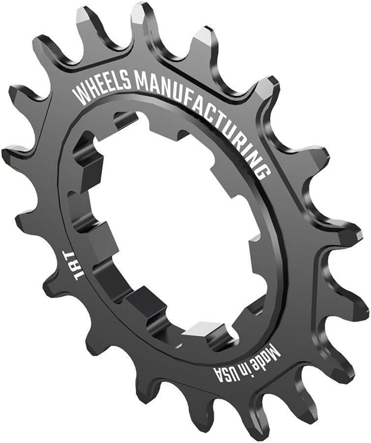 Load image into Gallery viewer, Wheels Manufacturing SOLO-SPEED Cog - 18t, Fits SOLO-SPLINE and SOLO-XD kits, Black